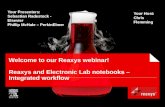 Reaxys for chemistry research - E-workbook integration - webinar - 20 Nov 2012