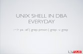 UNIX SHELL IN DBA EVERYDAY