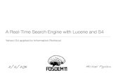 FOSDEM (feb 2011) -  A real-time search engine with Lucene and S4