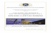 Brochure Decennale Kiwanis Club San Marino