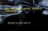 How merchant ships operate (version 1)