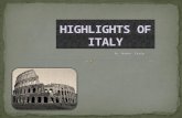 Highlights of italy 2