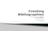 Creating Bibliographies With Bibme