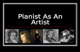 Pianist As An Artist