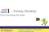 Fun Learning For Kids : Eating Healthy