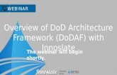 DoDAF Overview Using Innoslate Webinar