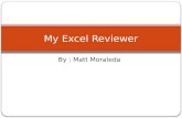 My excel reviewer moraleda2