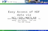 Usage of NCL, IDL, and MATLAB to access NASA HDF4/HDF-EOS2/HDF-EOS5 data