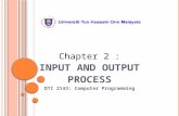 Chap 2  input output dti2143