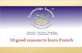 10 good reasons to learn French