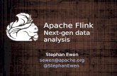 Apache Flink Overview at Stockholm Hadoop User Group