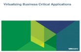 Virtualizing Business Critical Apps