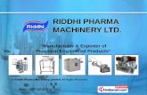 Riddhi Pharma Machinery Limited Maharashtra India