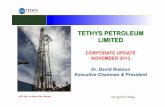 Tethys Corporate Update at The World Oil Council’s Assembly, London, November 2013