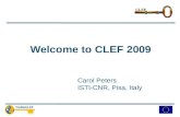 welcomeCLEF2009.pptx - Diapositiva 1