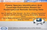 FLOWER SPECIES IDENTIFICATION AND COVERAGE ESTIMATION BASED ON HYPERSPECTRAL REMOTE SENSING DATA.ppt