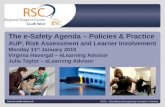 E safety webinar - policies and practice vh 11.01.10