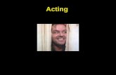Acting and Drama Powerpoint
