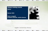 Library Training Course BE501