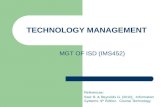 Misd chap 10 technology management