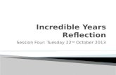 Incredible years reflection power point session 4