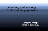 Planning and learning 2