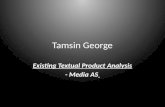 Media - Existing Product Analysis
