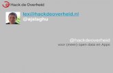 Apps for Amsterdam presentatie Lex Slaghuis, Hack de Overheid