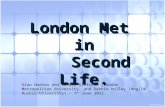 London Metropolitan University in Second Life - June 2011