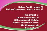 Financial planning   using credit and consumer loans