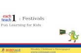Fun Learning For Kids - Festivals