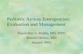 Pediatric  Airway  Emergencies