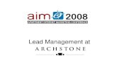 Lead Management Strategies at Archstone - Donald Davidoff