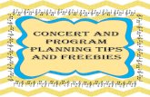 Music Educator Concert Planning packet