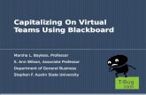 Capitalizing On Virtual Teams Using Blackboard - Bayless and Wilson