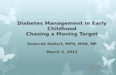 Diabetes Management in Early Childhood