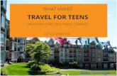 Student Travel Europe - Why Travel for Teens?