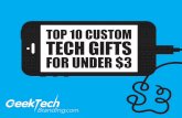 Top 10 Promotional Tech Gifts For Under $3