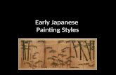 Early japanese painting styles