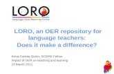 Anna Comas-Quinn LORO, an OER Repository for language teachers