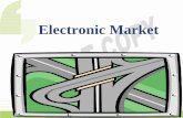 Electronic market viz.online shopping