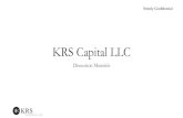 KRS Capital LLC Investor Deck