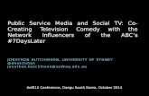 Public Service Media and Social TV: Co-creating television comedy with the network influencers of the ABC's #7DaysLater