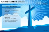 Christianity cross jesus christ powerpoint presentation templates.