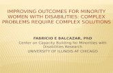 IMPROVING POST-SCHOOL OUTCOMES FOR MINORITIES WITH DISABILITIES