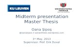 Thesis Midterm presentation