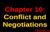Organizational Behavior Bauer & Erdogan Ch10 Conflict Negotiation "Rey Ty"