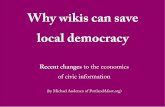 Why wikis can save local democracy