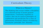 Curriculum theory