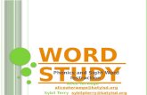 Primary Word Work Training